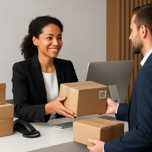 qr code package pickup tracking for front desk staff - QR Code Package Pickup Tracking for Front Desk Staff