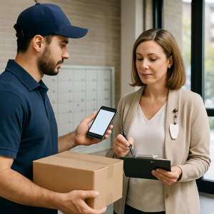 package pickup verification for residential buildings - Package Pickup Verification for Residential Buildings